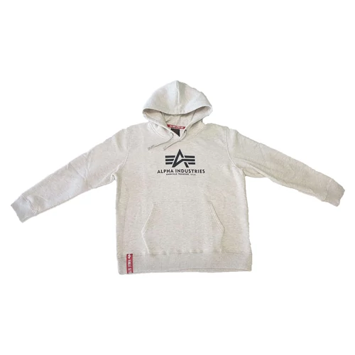 Alpha Industries Basic Zip Hoody pullóver,vintage melange, M
