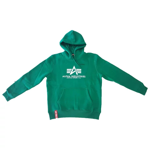 Alpha Industries Basic Zip Hoody pullóver, jungle green, M