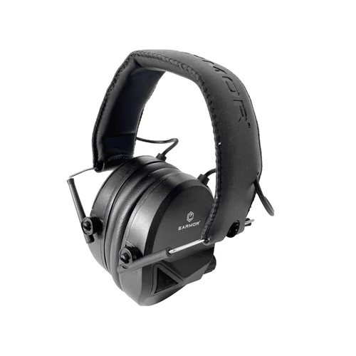 Earmor M30 aktív hallásvédő, fekete