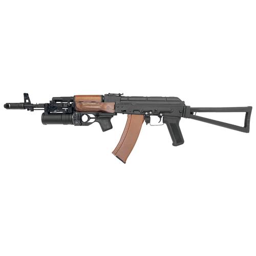 Dboys AK74S elektromos airsoft gépkarabély gránátvetővel acél/fa