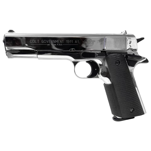 Colt Government 1911 A1 Polished Chrome gázpisztoly, 9mm PA