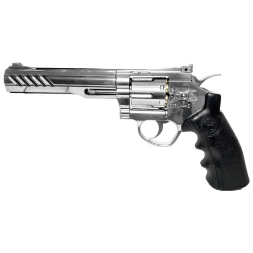 SRC TITAN 6’ Revolver, Platinum airsoft revolver (silver)
