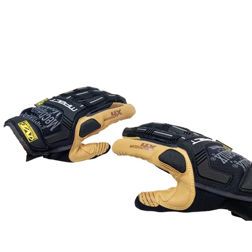 Mechanix M-Pact 4X-L ütésálló kesztyű, tan/fekete