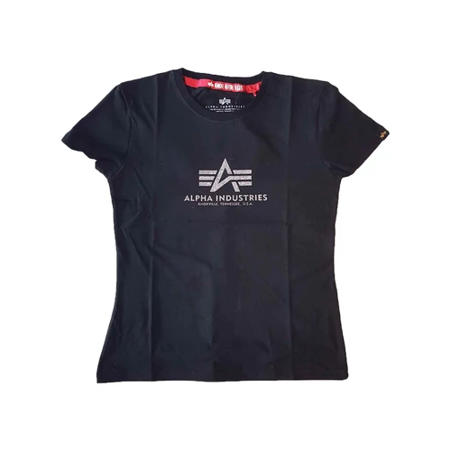 Alpha Industries New Basic T G wmn női póló, black, S