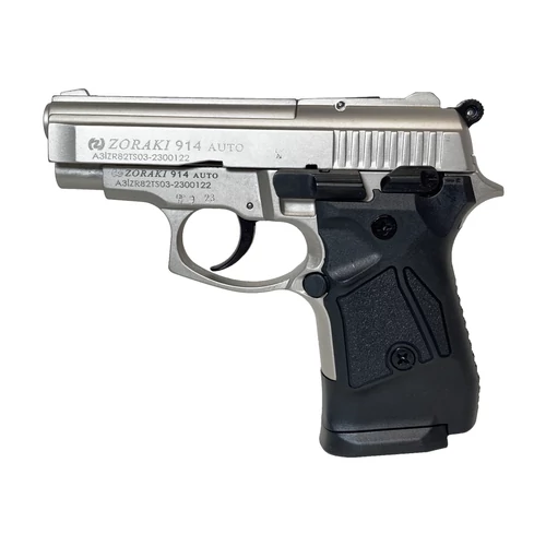 Zoraki 914 Nikkel FULL AUTO gáz-riasztó pisztoly