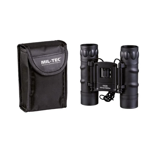 Miltec 10x25 keresőtávcső, fekete