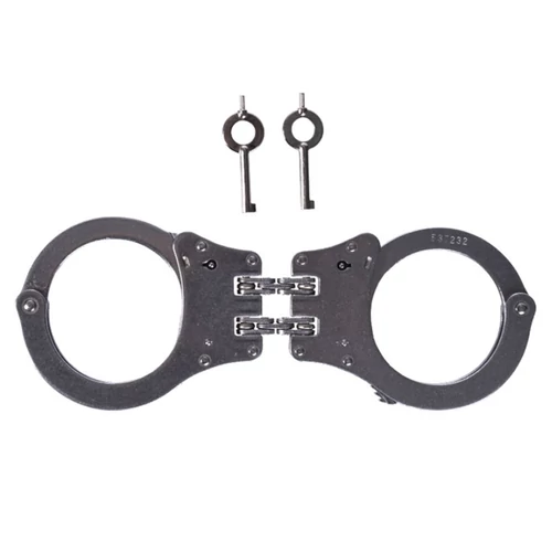 Miltec dupla záras nemesacél bilincs, ezüst