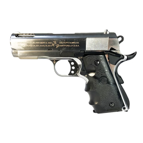 Colt 1911 Defender GBB airsoft pisztoly, silver (green gas)