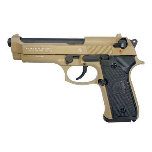 Beretta M92 GBB airsoft pisztoly,  tan (green gas)