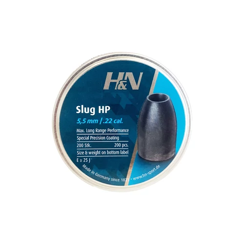 H&N Slug HP lövedék, 1.62g, 200db, 5.51 mm