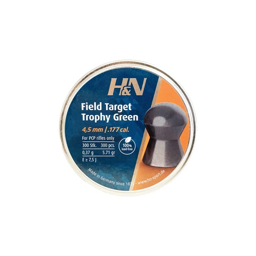 H&N Field Target Trophy Green lövedék, 4.5mm