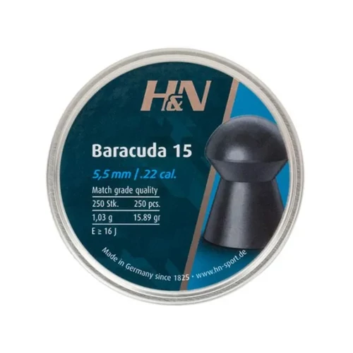H&N Baracuda 15, cal. 5.52mm lövedék
