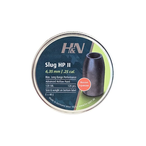H&N Slug HP II. lövedék, 2.2g, 120db, 6.36 mm