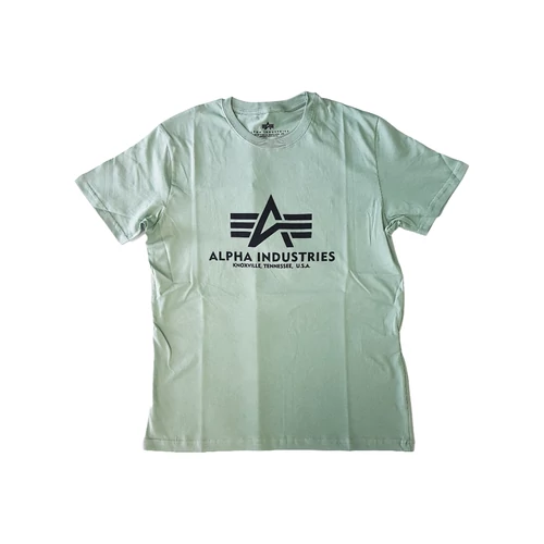 Alpha Industries Basic T-Shirt póló, dusty green, M