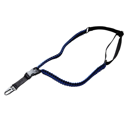 Paracord hordszíj, 1 pontos, QD kék/fekete