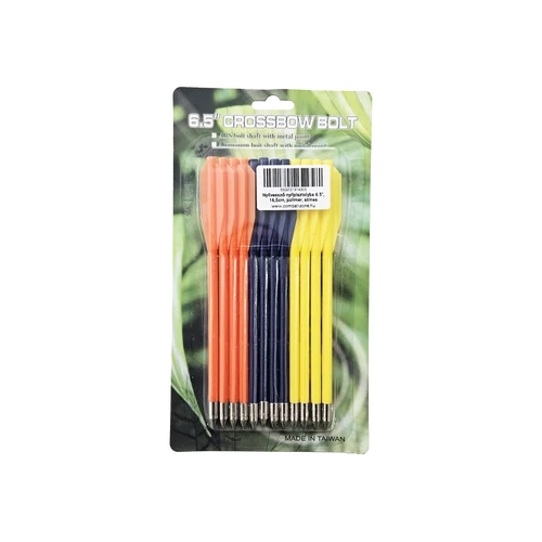 Nyílvessző nyílpisztolyba 6.5", 16,5cm, polimer, színes