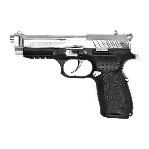 Kuzey F92 Beretta gázpisztoly, 9mm PA., fekete, króm