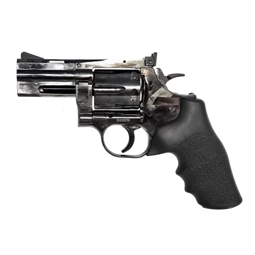 Dan Wesson 715 2.5" airsoft revolver, steel grey
