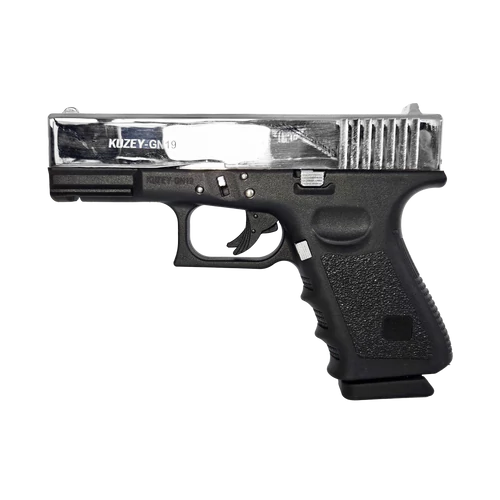 Kuzey GN19 gázpisztoly, 9mm PA., króm