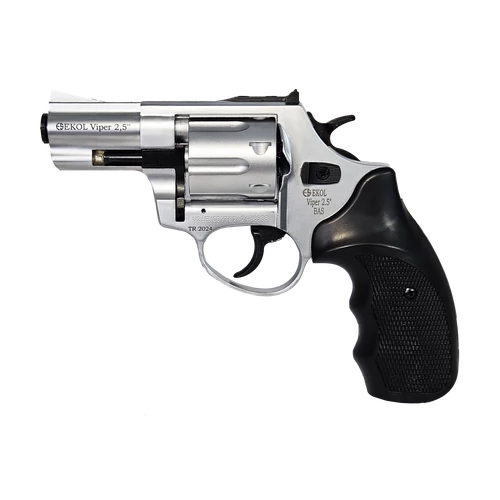 Ekol Viper 2,5 gáz-riasztó revolver, chrome - .22 L