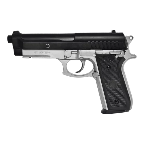 Taurus PT92 rugós airsoft pisztoly, fém szán - dual tone, silver