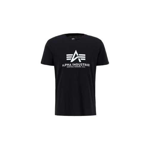 Alpha Industries Basic T reflective print, black, XL