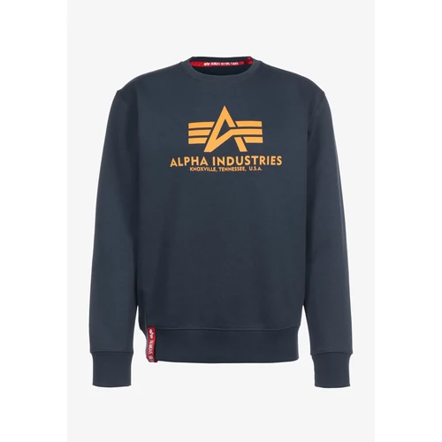 Alpha Industries Basic Sweater pullóver, new navy/wheat, M