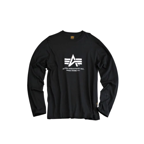 Alpha Industries Basic T - LS póló, black, M