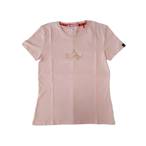 Alpha Industries Crystal T wmn női póló, silver pink, S