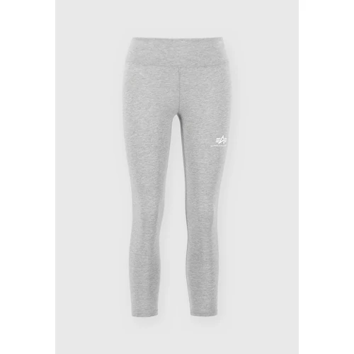 Alpha Industries Basic Leggings SL Wmn női melegítő nadrág, greyheather/white, S
