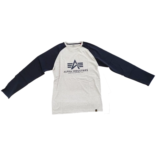 Alpha Industries Basic LS hosszú újjú póló, replika kék, L