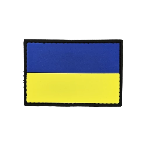 Ukrán zászló, felvarró