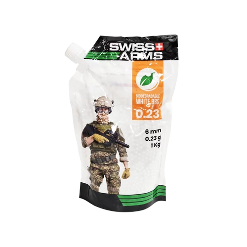 Swiss Arms 0,23g BIO BB lövedék kiöntőfejjel - 1 kg.