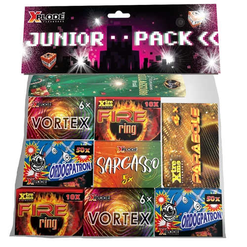 Junior Pack játékos tűzijáték válogatás - 9 doboz