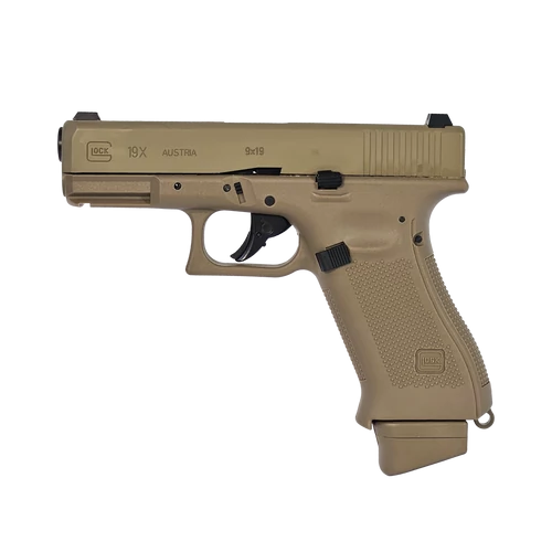 Glock 19X FDE CO2 GBB airsoft pisztoly