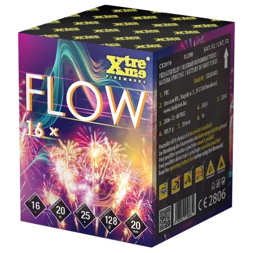 Flow 16 lövéses tűzijáték telep