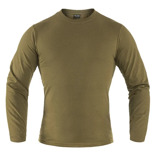 Miltec Langarmshirt hosszú ujjú póló, oliv, M
