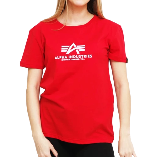 Alpha Industries New Basic T Wmn., Speed Red, M
