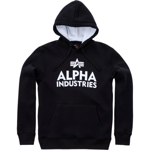 Alpha Industries Foam Print Hoody pullóver, black, L
