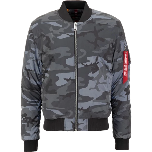 Alpha Industries MA-1 VF59 Reflective Camo dzseki, black camo, L
