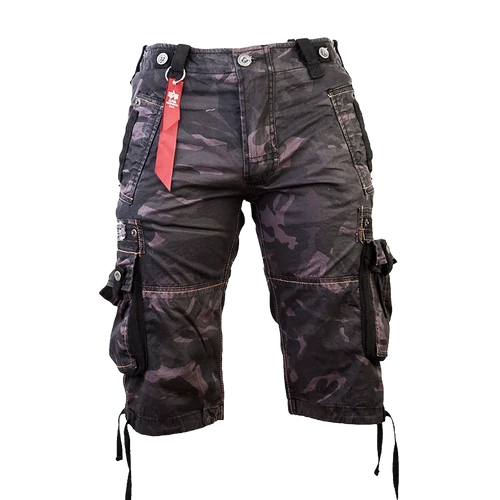 Alpha Industries Terminal C rövidnadrág, fekete terep, M