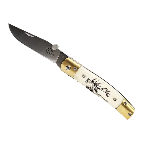 Betyár Bicska, maskara, csont markolat, gímszarvas