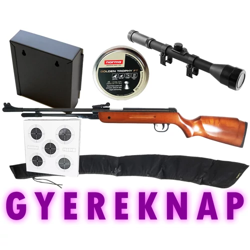 Gyereknapi légpuska csomag - Kandar B3