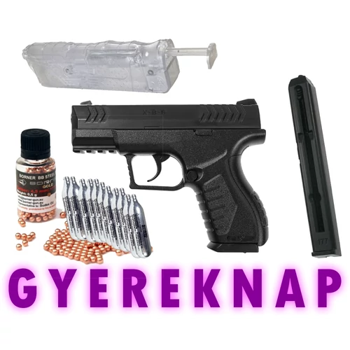 Gyereknapi légpisztoly csomag - CO2