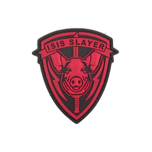 ISIS pig, vörös felvarró