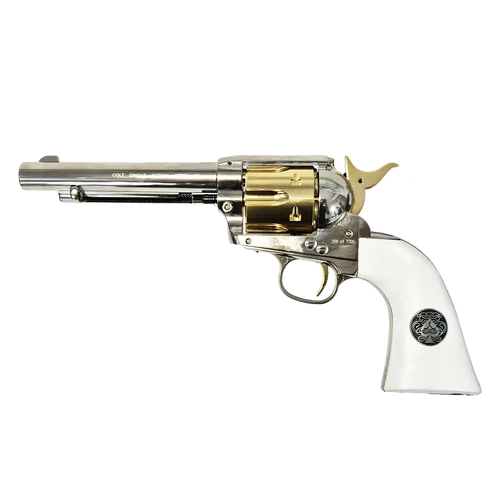 Colt Single Action Army Smoke Wagon 4,5 mm BB, arany / nikkel - CO2