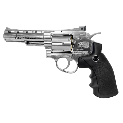 Dan Wesson 4" silver CO2 airsoft revolver