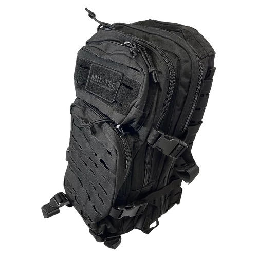 Miltec US roham hátizsák, Laser Cut, kicsi, FEKETE