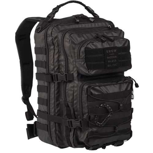 Miltec US roham hátizsák, Tactical, nagy, fekete