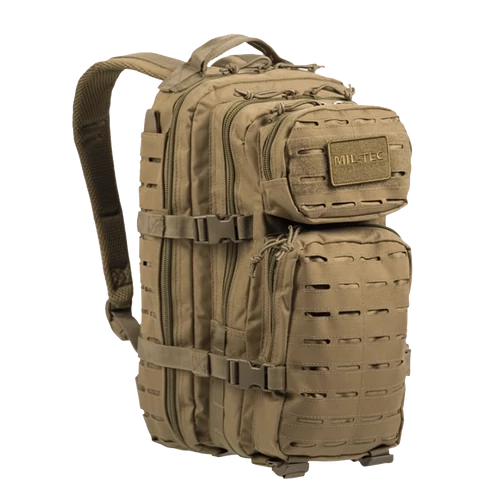 Miltec US roham hátizsák, Laser Cut, kicsi, coyote